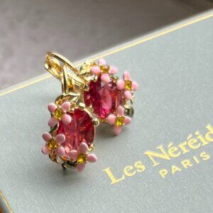 Clematis flowers earrings